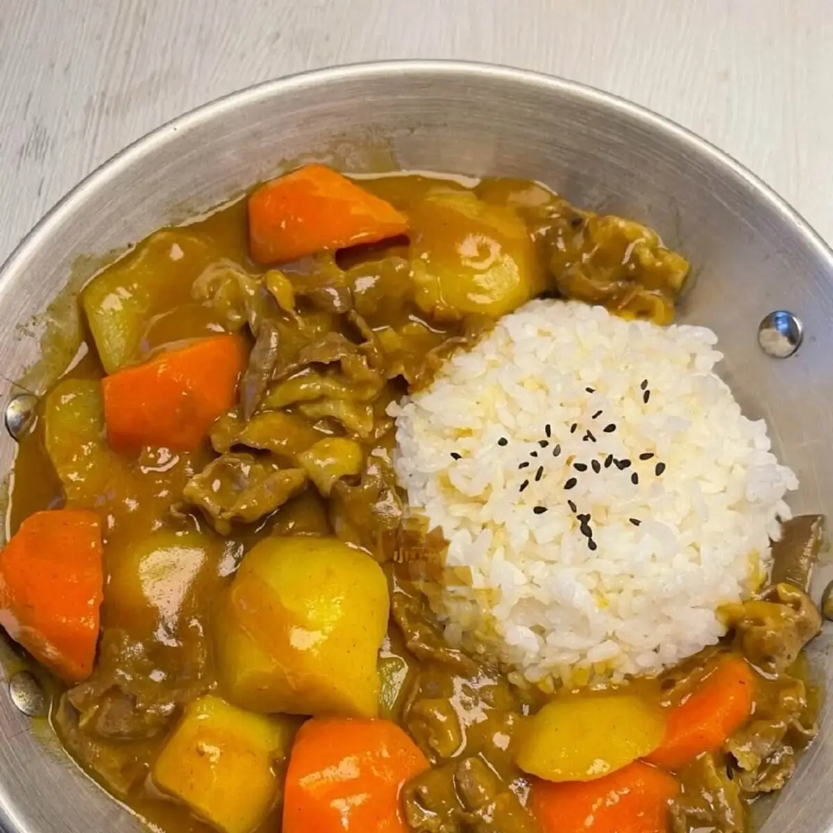 curry beef rice bowl 咖喱牛丼饭